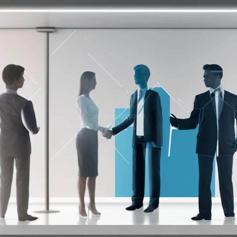 Illustration of property document handoff